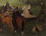 Edgar Degas On the Racecourse